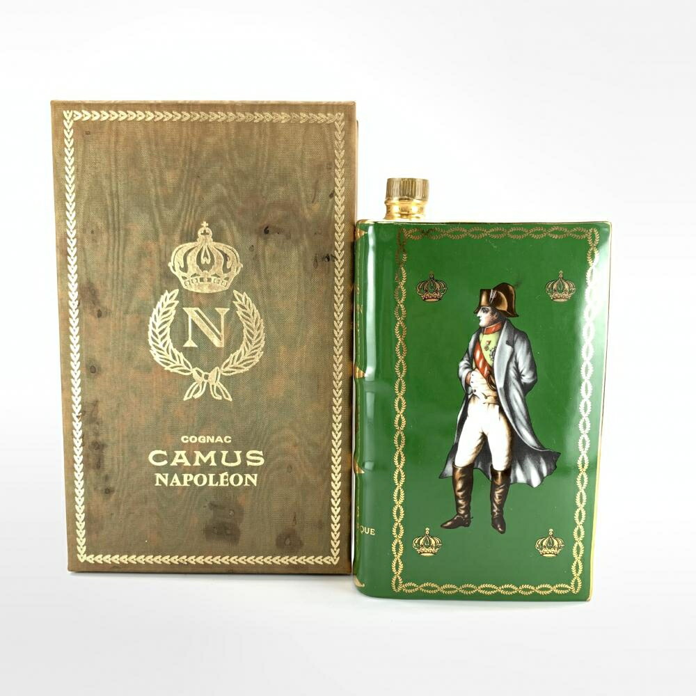 楽天市場】CAMUS カミュ ナポレオンブック 700ml 40% 緑 コニャック