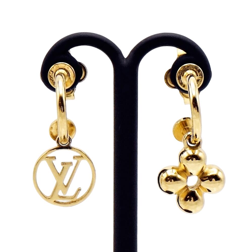 楽天市場】【ルイヴィトン】M64859 ピアス・ブルーミング モノグラム