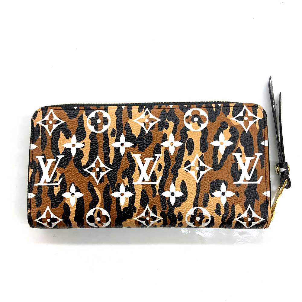 ルイヴィトン モノグラム 長財布レオパード柄