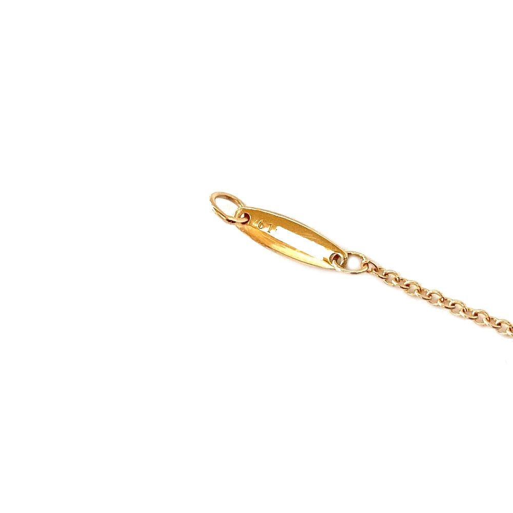 楽天市場】T【TIFFANY.Co】 バイザヤードダイヤペンダント AU750刻印