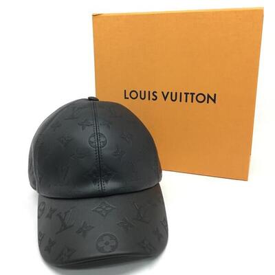 楽天市場】LOUIS VUITTON【ルイヴィトン】レザーキャップ 帽子