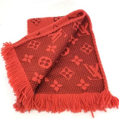 楽天市場】LOUIS VUITTON【ルイヴィトン】エシャルプ ロゴマニア