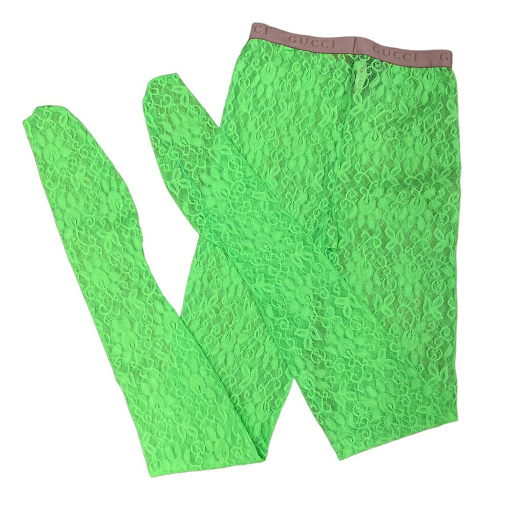 楽天市場】【中古】 GUCCI グッチ レディース グリーン レース タイツ