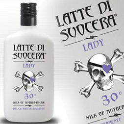 楽天市場】ドクロのお酒 ラッテリソッチラ レディ 700ml 30度 ラッテ