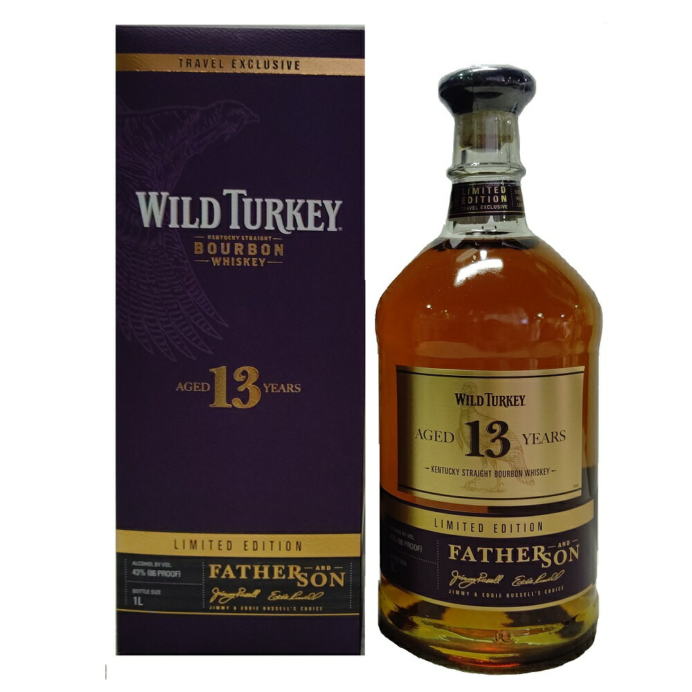 楽天市場】ワイルドターキー 13年 1000ml 43度 箱付 WILDTURKEY