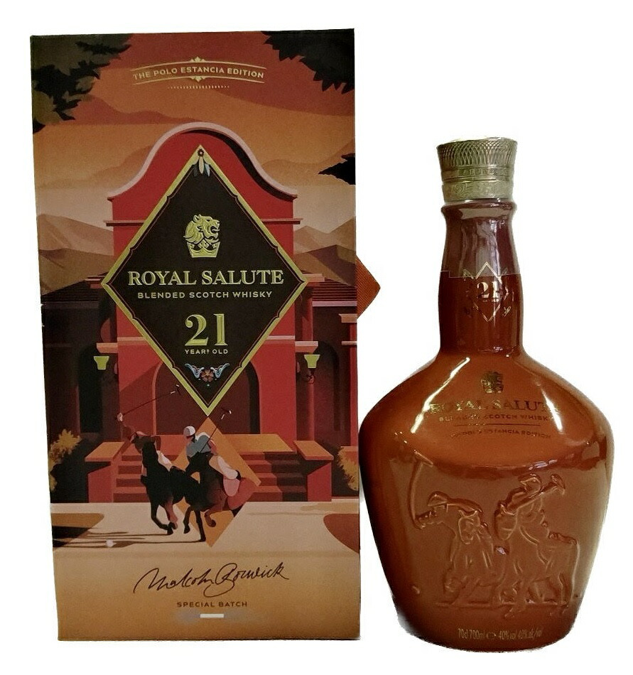 楽天市場】ロイヤルサルート 21年 ポロ エスタンシア 700ml 40度 赤箱