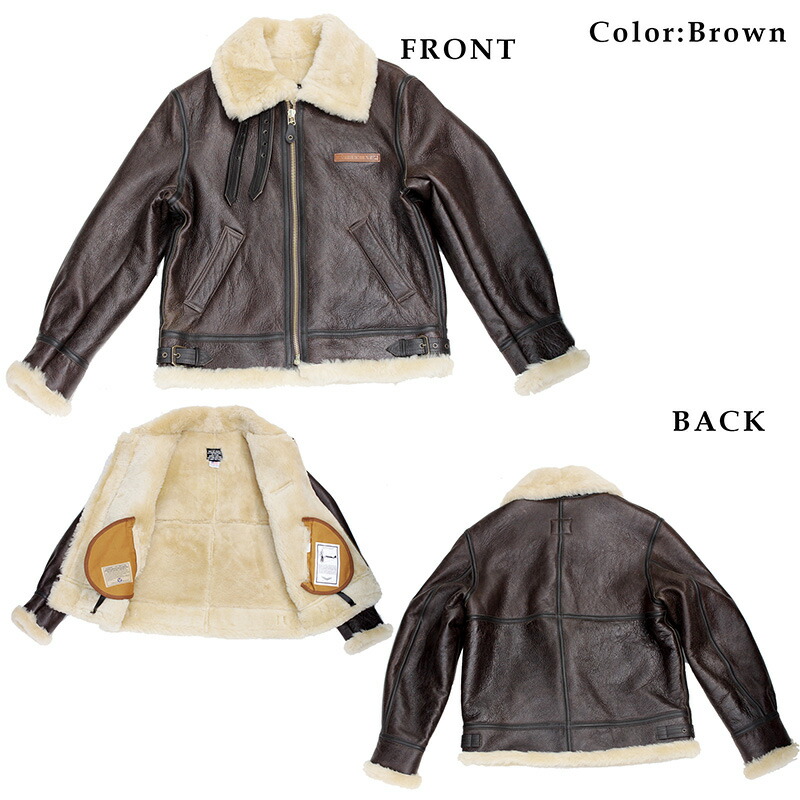 楽天市場】AVIREX 本革 B-3ジャケット ムートンジャケット メンズ USA