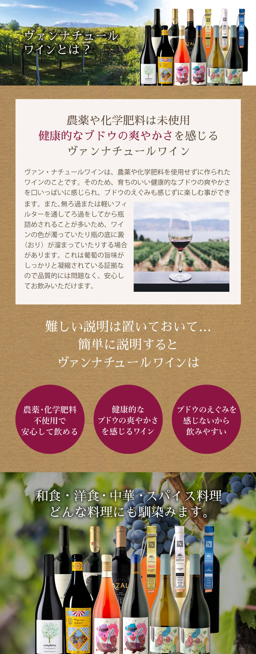 楽天市場】【12本セット送料無料】亜硫酸塩無添加ヴァンナチュール