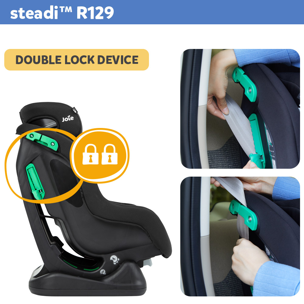 楽天市場】チャイルドシート Steadi R129 ステディ R129【新生児 0歳