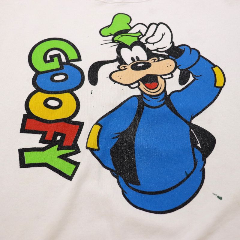 90s☆USA製古着☆【 ディズニー グーフィー タンクトップ】メンズXL