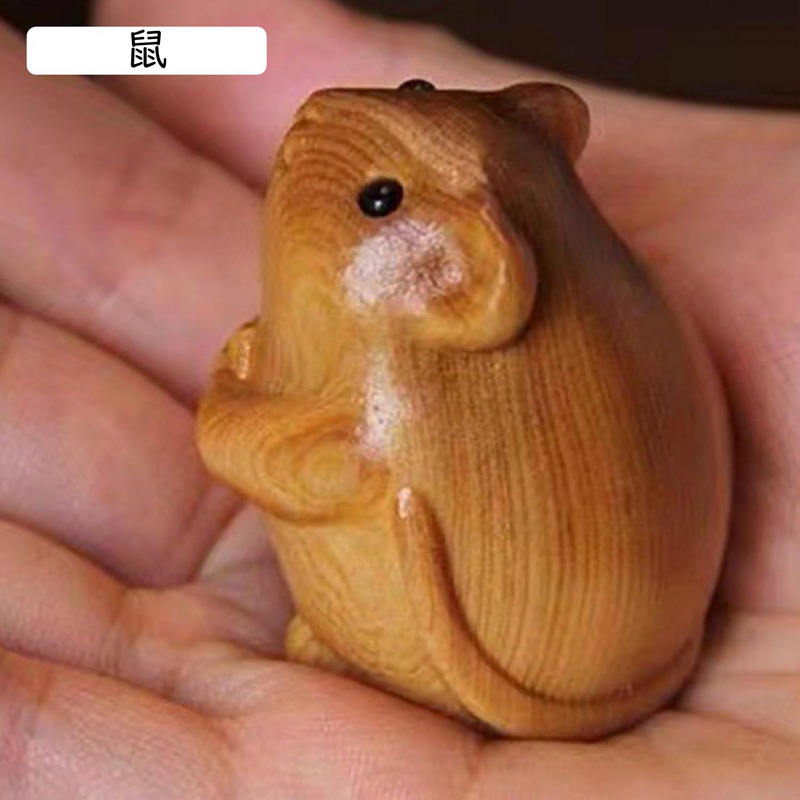 干支 木彫り 置物 十二支置物 セット 可愛い 開運グッズ 風水グッズ