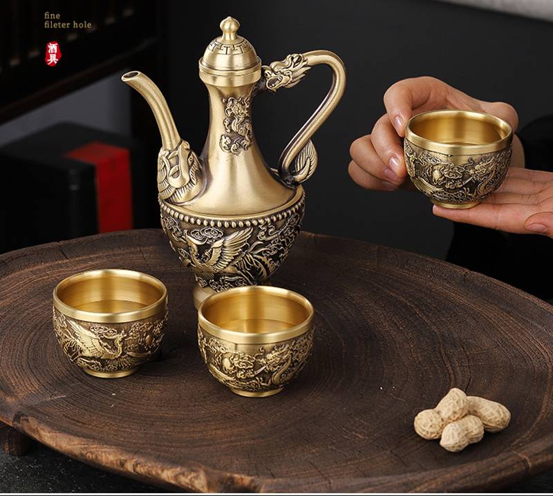 楽天市場】龍鳳徳利 山水 福 酒盃 酒器セット とっくり ぐい呑み