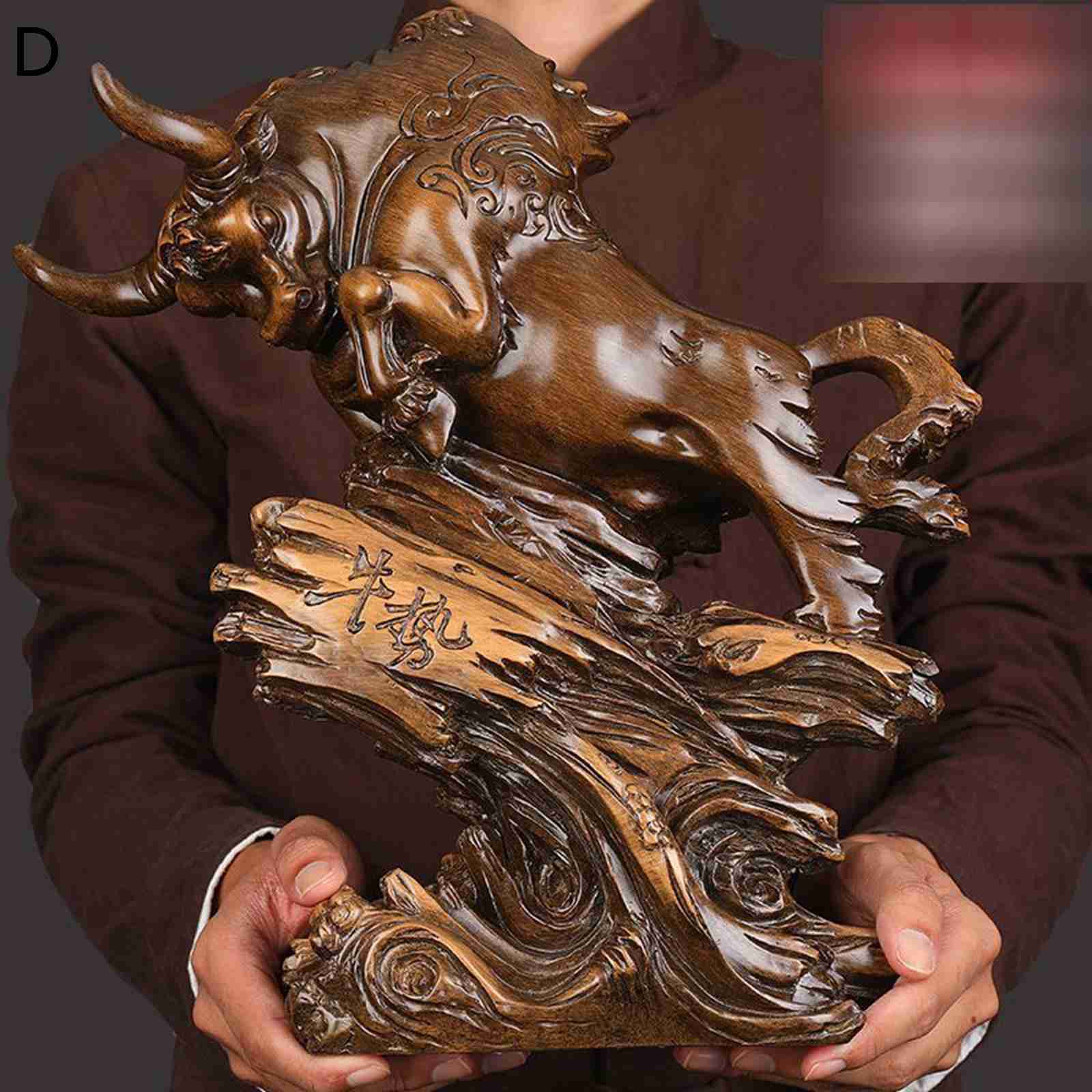 楽天市場】風水置物 牛の置物 牛の彫像 招財 財運 金運アップ 運気