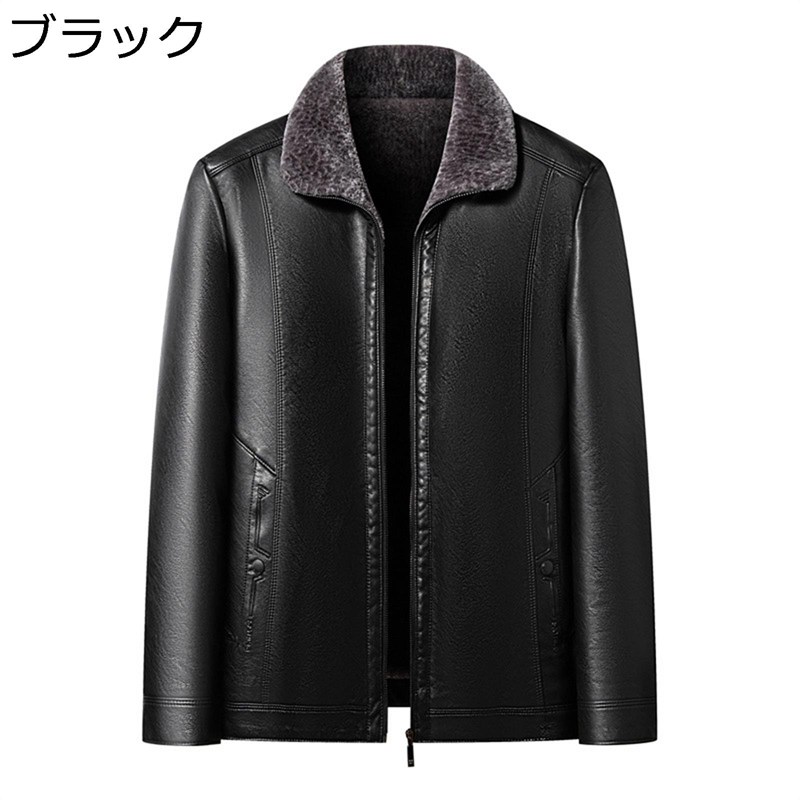 ルイスレザー、ブラックレザー手袋 フリース裏地付き ルイスレザー