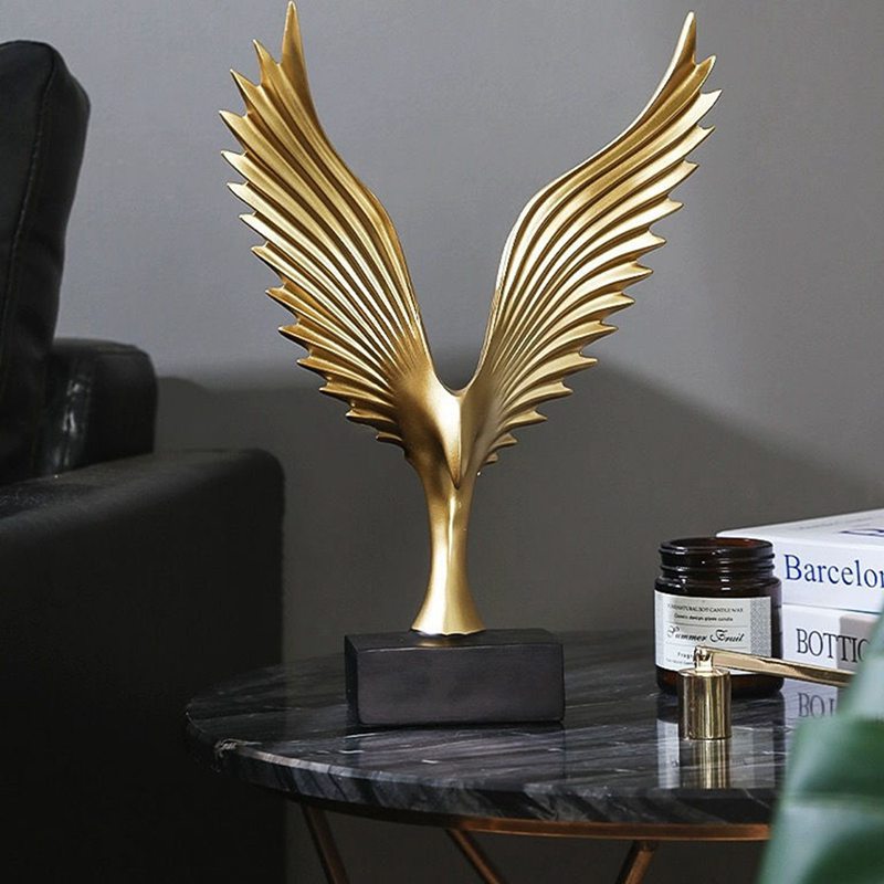 楽天市場】1個 大鵬の羽飾り ワシの像 翼の置物 翼を広げる像 ミニ