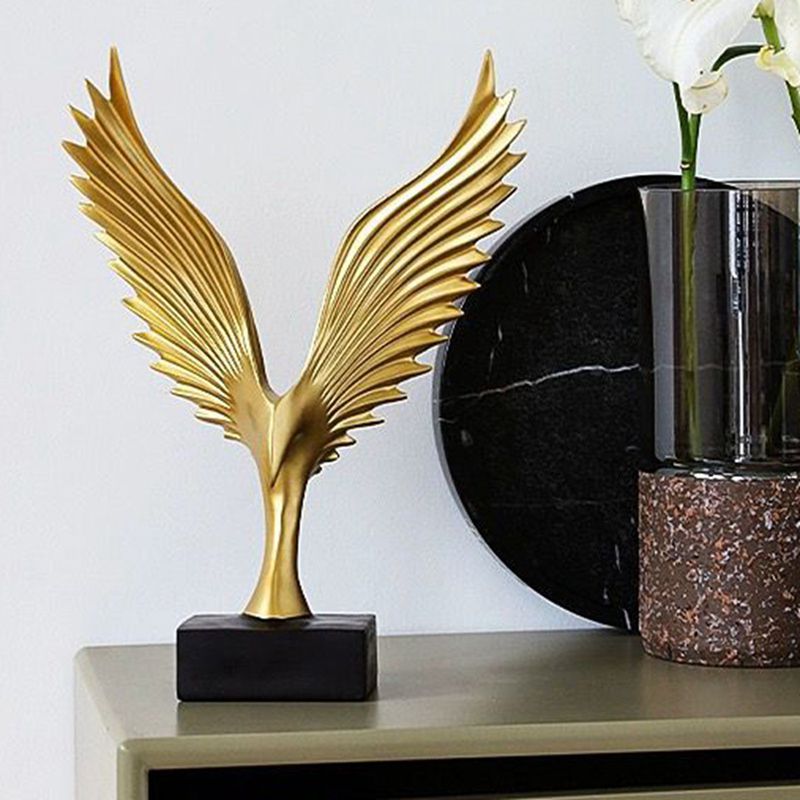 楽天市場】1個 大鵬の羽飾り ワシの像 翼の置物 翼を広げる像 ミニ