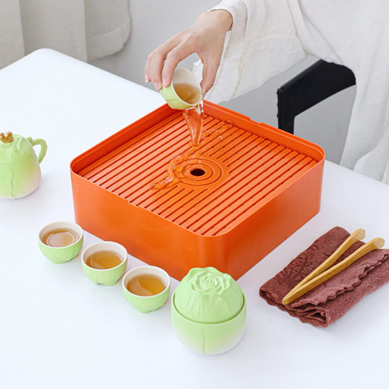 楽天市場】茶具セット 中国茶器セット 6個セット 白菜 ティーカップ