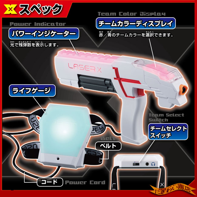 楽天市場】【2人同時プレイ】レーザークロスシューティング スターター