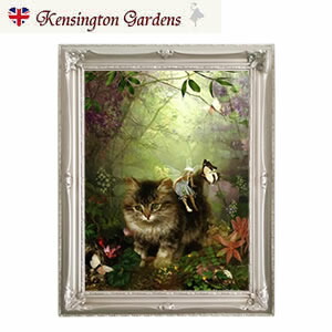 シャーロットバードの油絵調のクラシックウッドフレーム ア