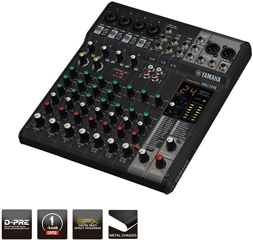 新古品】MG10XUF ヤマハ(YAMAHA) ミキシングコンソール-ベルウィッチ