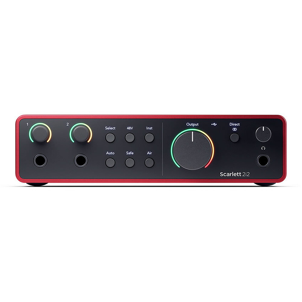 楽天市場】Focusrite Scarlett 2i2 StudioPack gen4 フォーカスライト