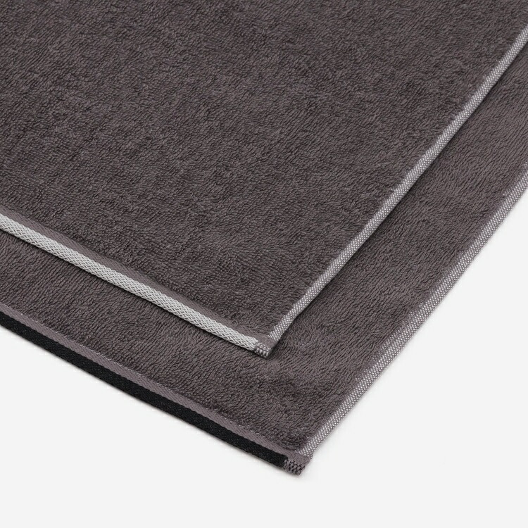 ◉Tg1002 未使用保管品 K-25 バスタオル チャコールグレー ◉Tg1002 未