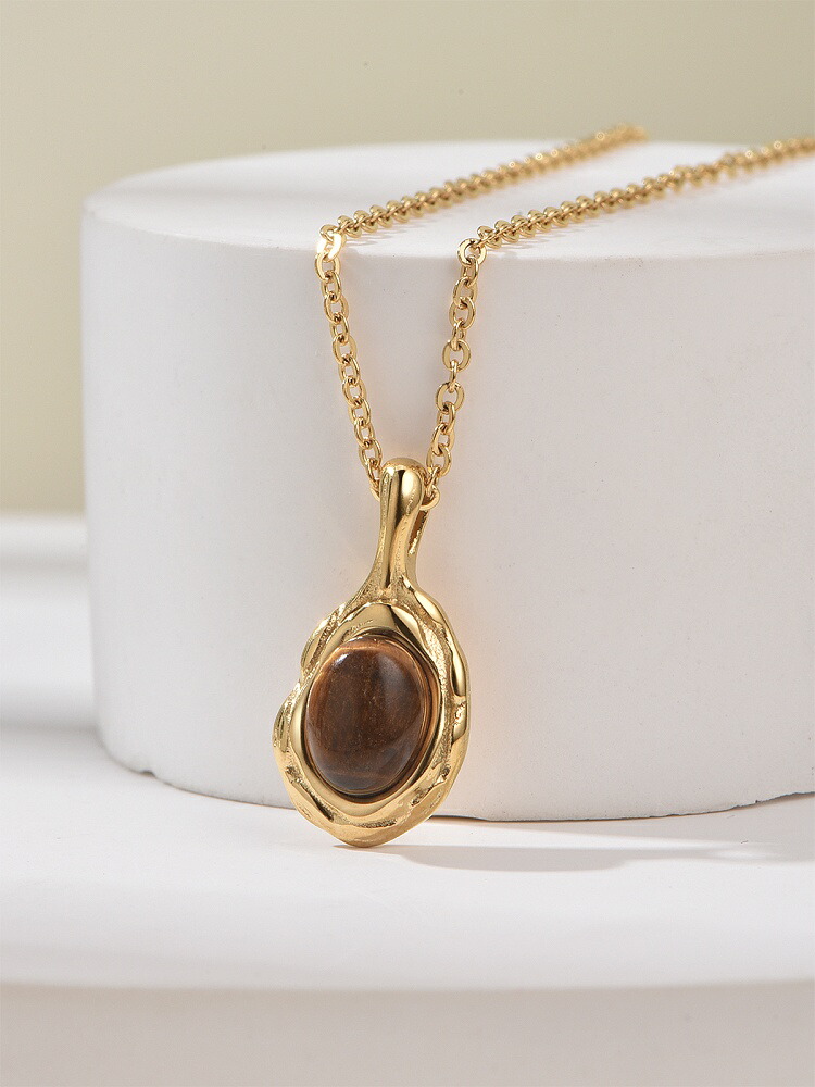 楽天市場】ネックレス 天然石ネックレス 虎目石 タイガーアイ