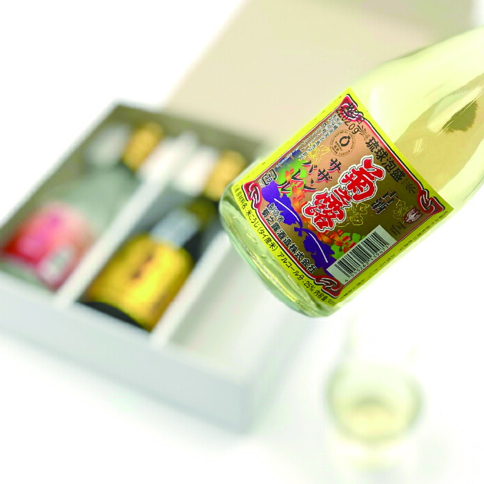 ひとときのちゅら 菊乃露 涼澄美酒琉球泡盛楽天ボトル 3本セット