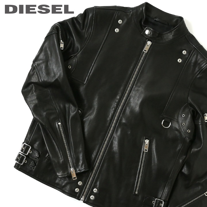 楽天市場】□DIESEL ディーゼル メンズ□羊革 本革 シングルライダース