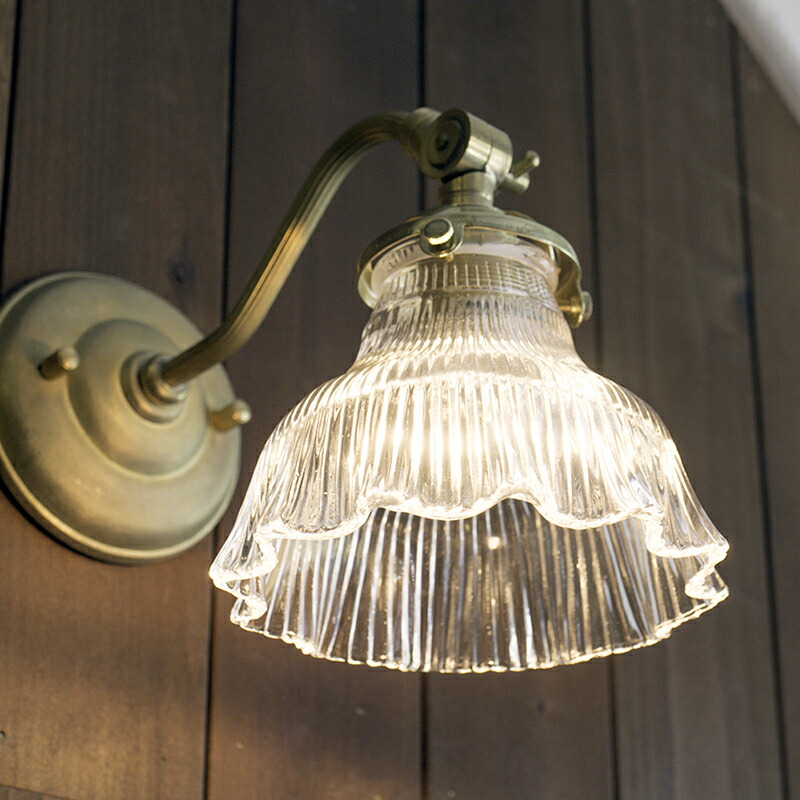 楽天市場】アンティーク調ウォールランプ ガラスシェード ALZER