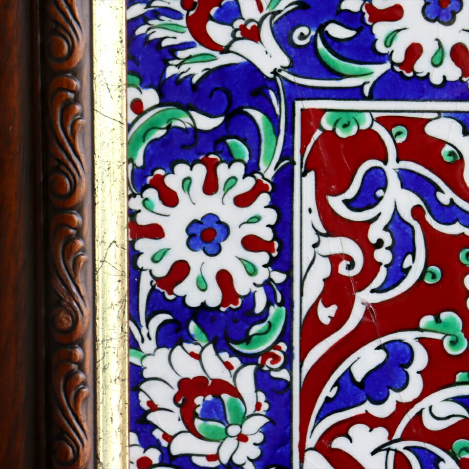 楽天市場】【15%OFFクーポン対象】トルコ陶器 手書きタイルのパネル