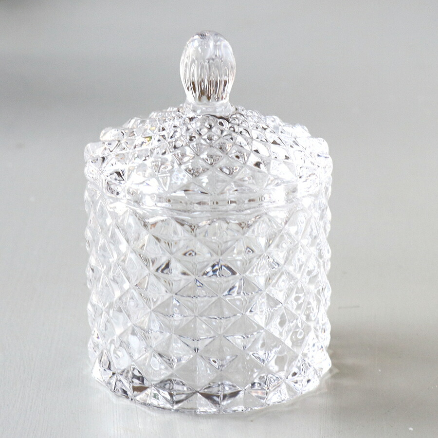 切子 気泡 ギヤマン カットガラス皿 ガラス蓋物 ボンボニエール 時代物