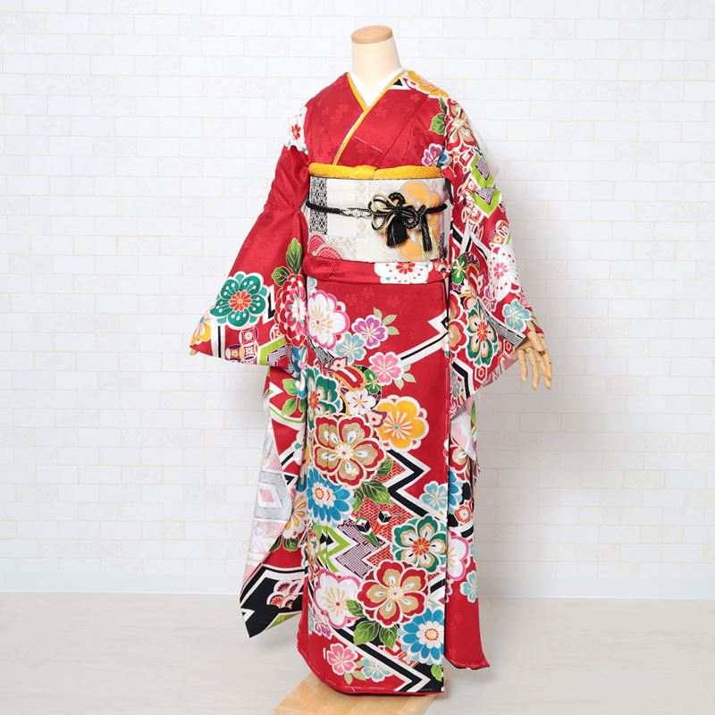 楽天市場】振袖 正絹 格安 新品 仮絵羽 未仕立て品 お仕立て付き フル