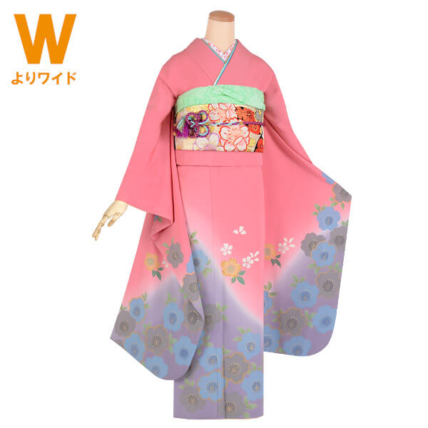 楽天市場】【成人式 振袖 レンタル】RS1565 正絹 ピンク ふんわり桜