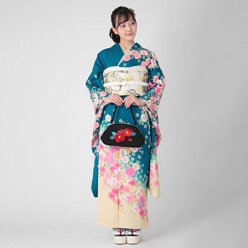 ☆リリー☆成人式 正絹振袖フルセット ☆リリー☆成人式 正絹振袖フル