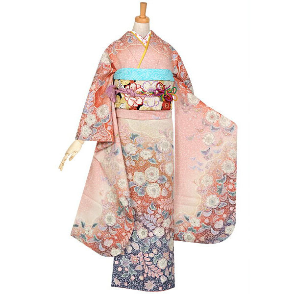 楽天市場】成人式早割クーポン10％オフ【振袖 レンタル】RS802 正絹