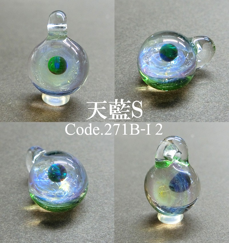 楽天市場】宇宙ガラス ペンダント Sサイズ1.4cm ネックレス 小 05