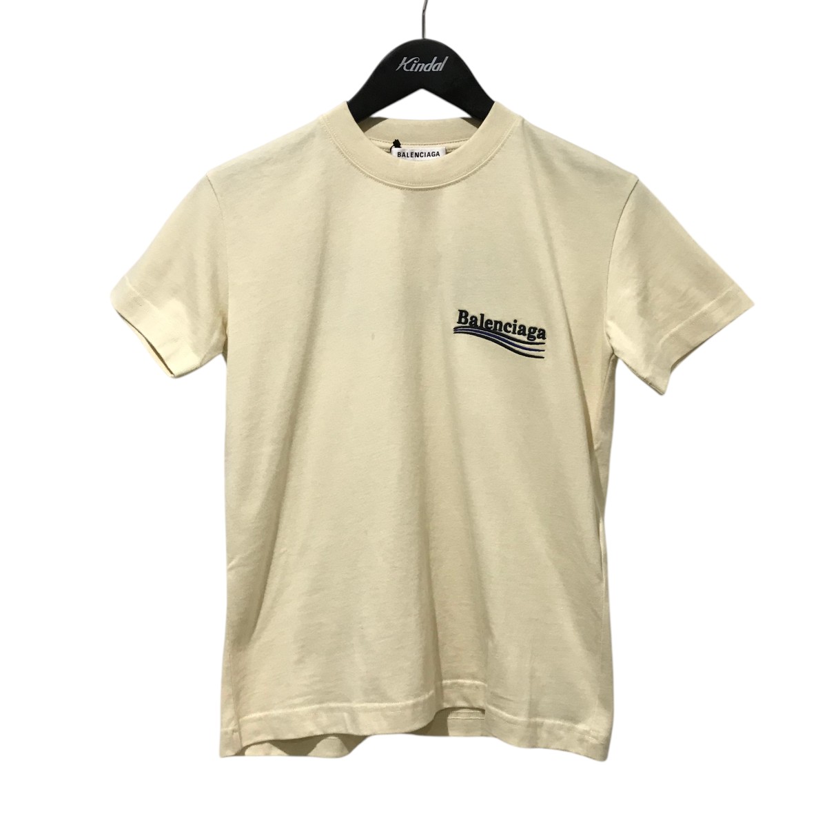 注文 BALENCIAGA ロゴ Tシャツ ベージュ S BALENCIAGA ロゴ Tシャツ