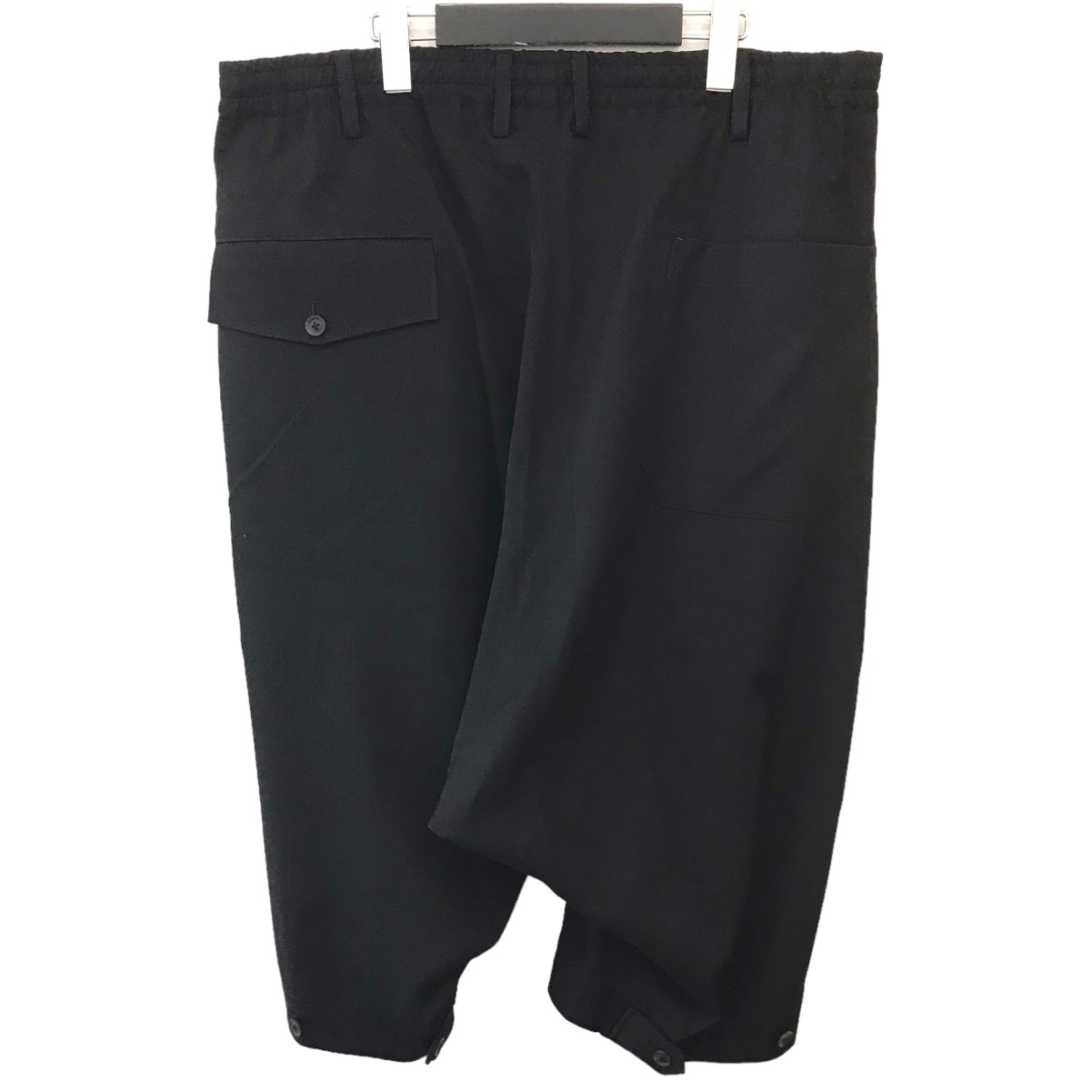 ヨウジヤマモト 黒 ウール100% サルエルパンツ サイズ3