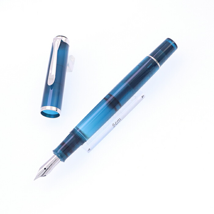 マスカットさん専用】ペリカン万年筆クラシックM205 アクアマリン（EF