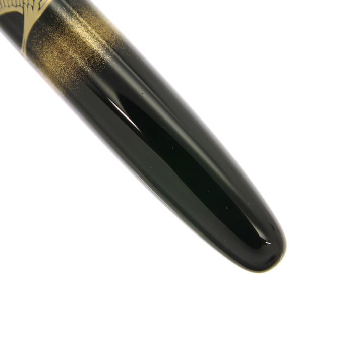 美品 PILOT 万年筆 14K 平蒔絵 双鶴 國光會 インク コンバーター付き