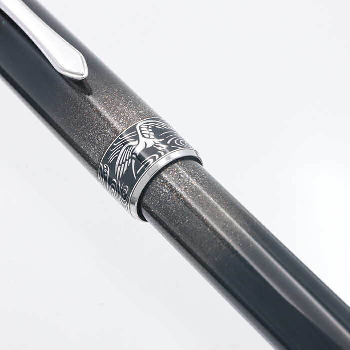 楽天市場】PILOT パイロット 万年筆 創立90周年記念 螺鈿 朱鷺 中字