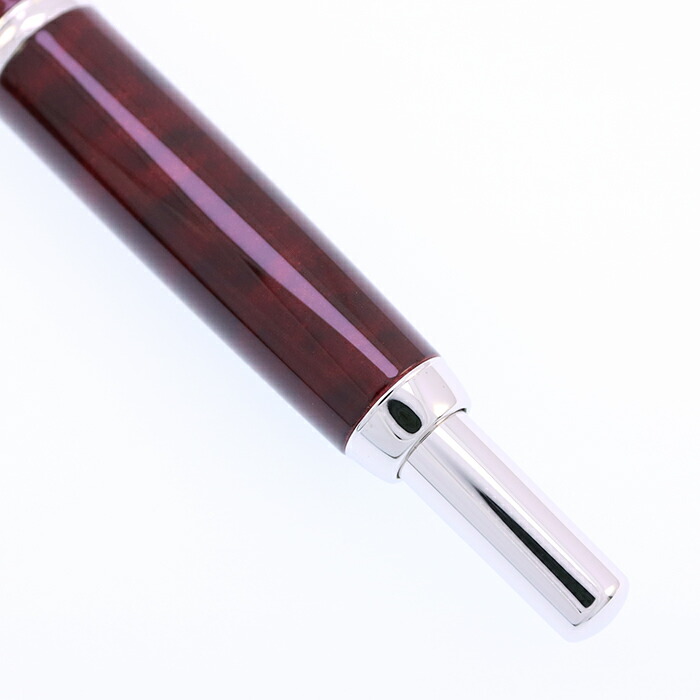 阪急百貨店限定キャップレス万年筆デシモレッドマーブル中細字