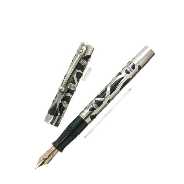 シェーファーノスタルジア万年筆スターリングシルバー14K