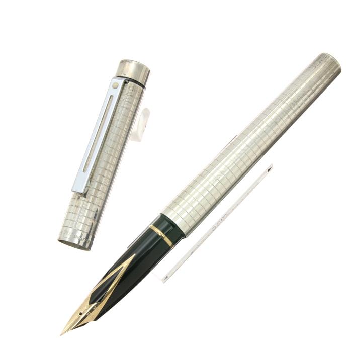 SHEAFFER Targa】スターリングシルバー 万年筆 (14K金ペン先) SHEAFFER