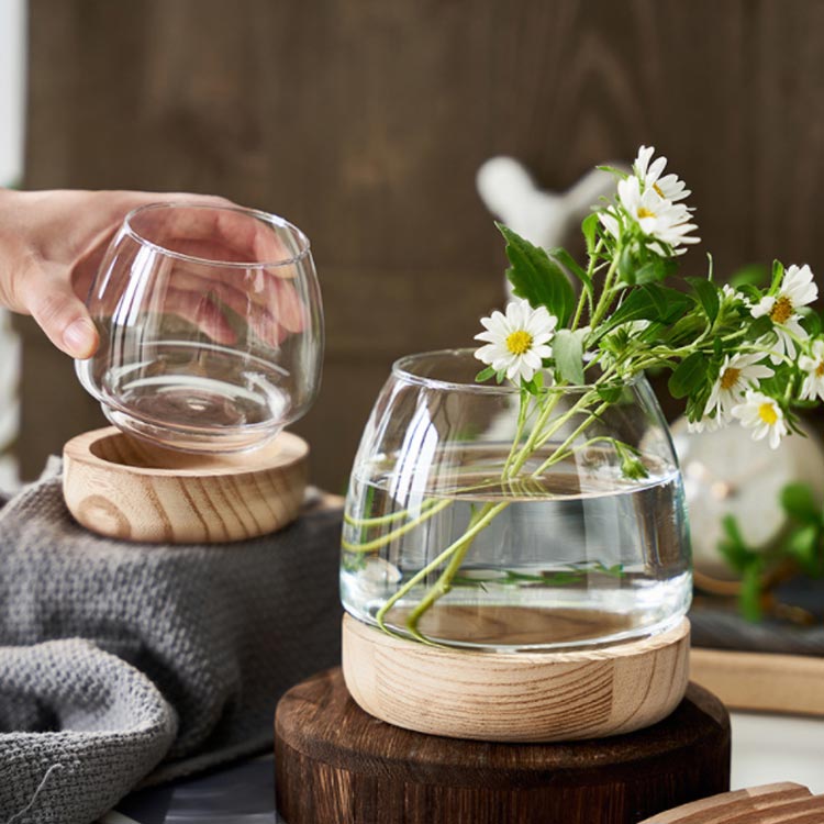 金魚鉢 ガラス製 花瓶 アクアリウム テラリウム 40cm 新品訳あり