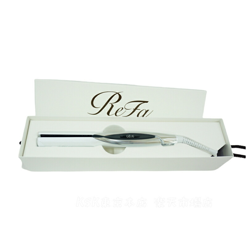 ReFaホワイト ストレートヘアアイロン セラミックプレート リファ ReFa