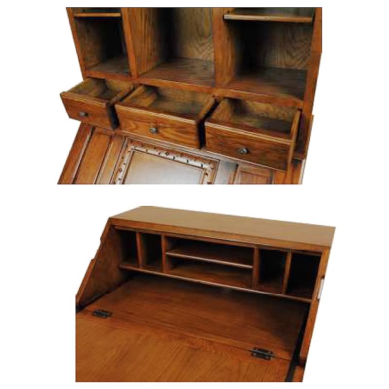 楽天市場】アンティーク家具 リプロダクト 上置き付 ライティング