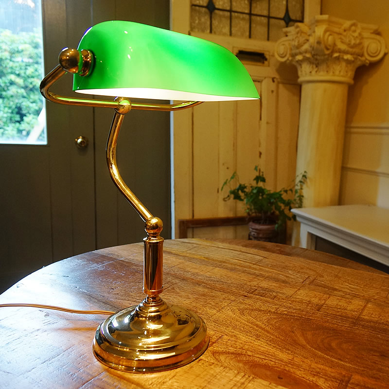 1920-30's ヴィンテージ バンカーズランプ - アンティーク、ビンテージ