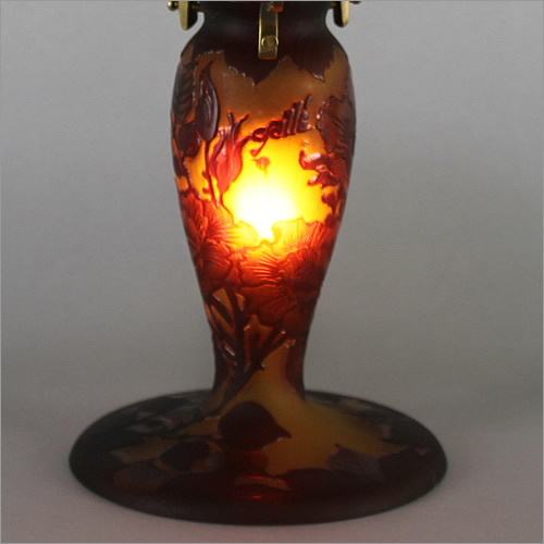 楽天市場】輸入照明 ガレコレクション 2灯テーブルスタンド Rose 薔薇